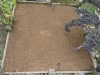 Mélange du compost et de l'argile