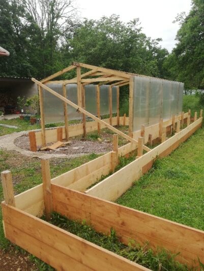 serre en construction