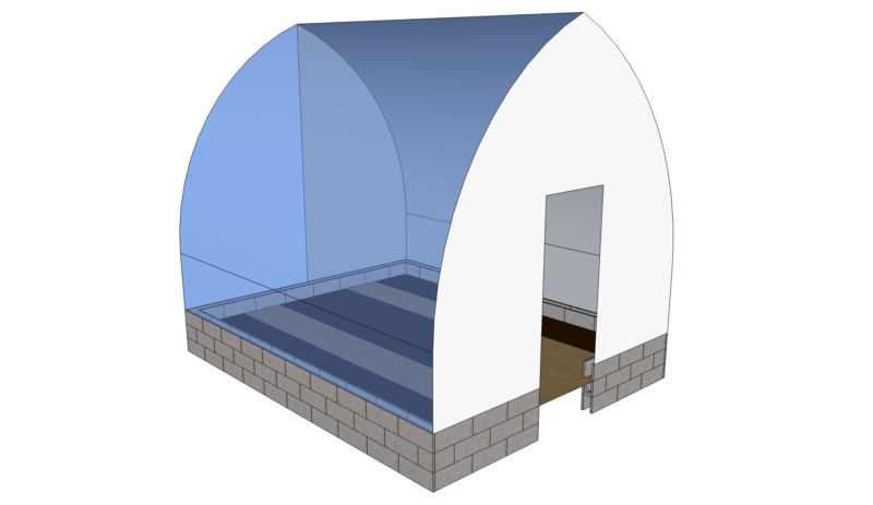 Profil gothique 4m de large