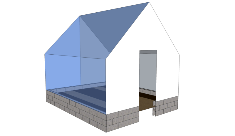 Profil maison 4m de large