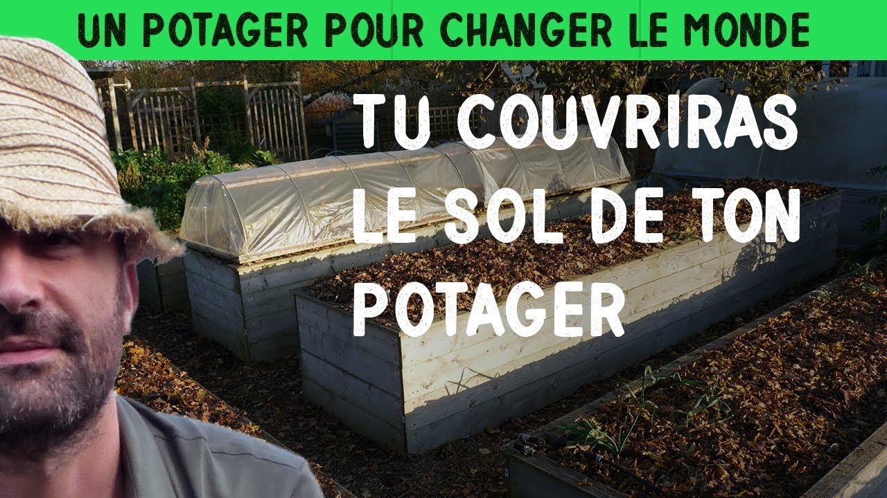 Tu couvriras le sol de ton potager