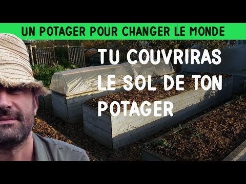 Tu couvriras le sol de ton potager