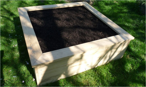 Carré potager surélevé en Robinier – 120x120 cm, hauteur 40 cm – Image 10