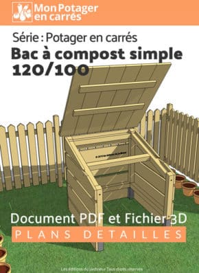Plan PDF bac à compost simple
